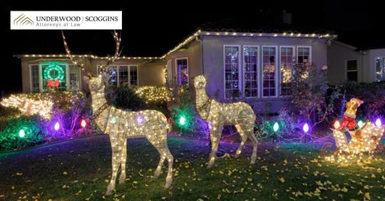 house with holiday decorations